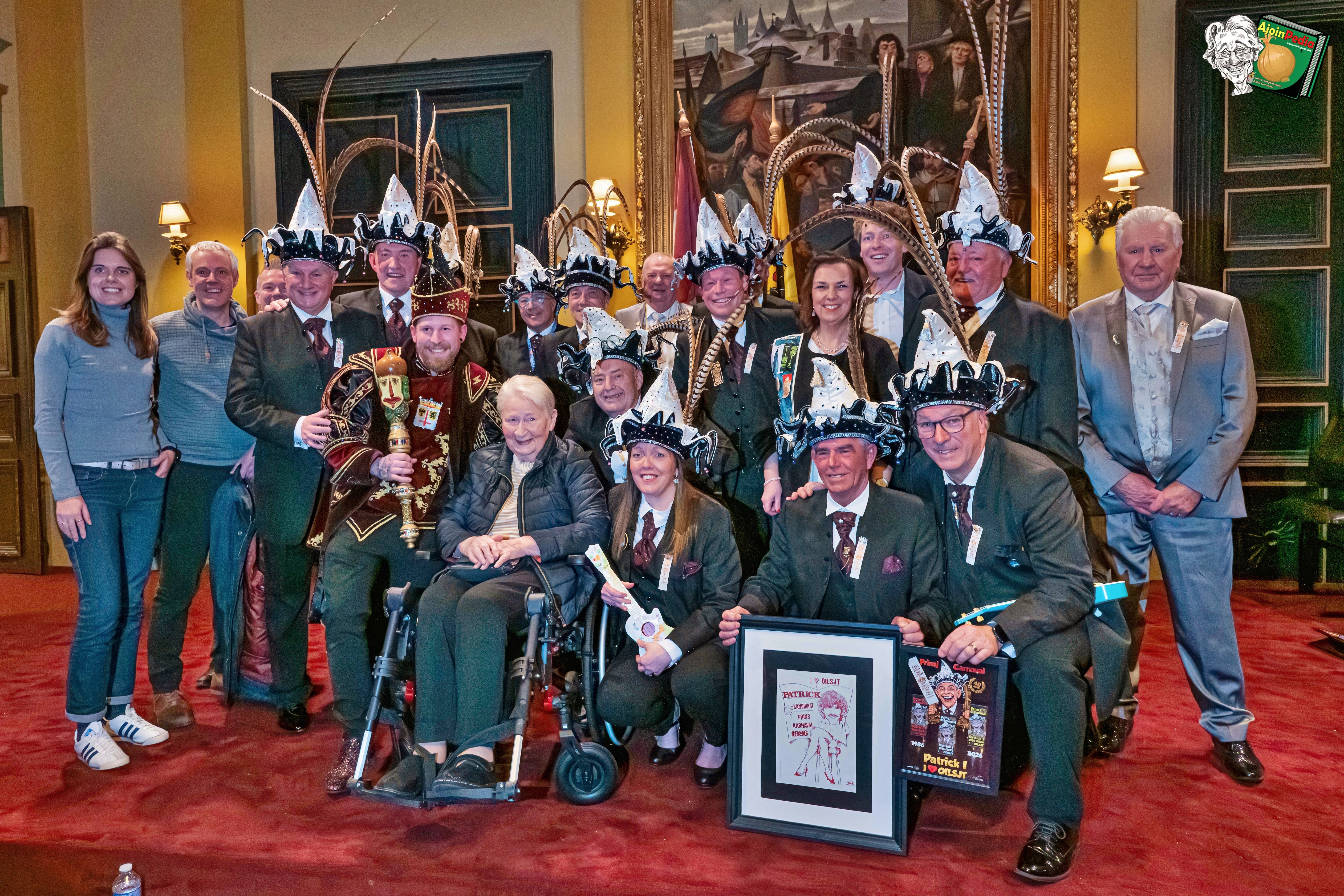 Aalst Carnaval 2026 - Prinsendag De Prinsengarde: voorzitter Patrick kreeg een eerbetoon voor '40 joor Prinsj!
