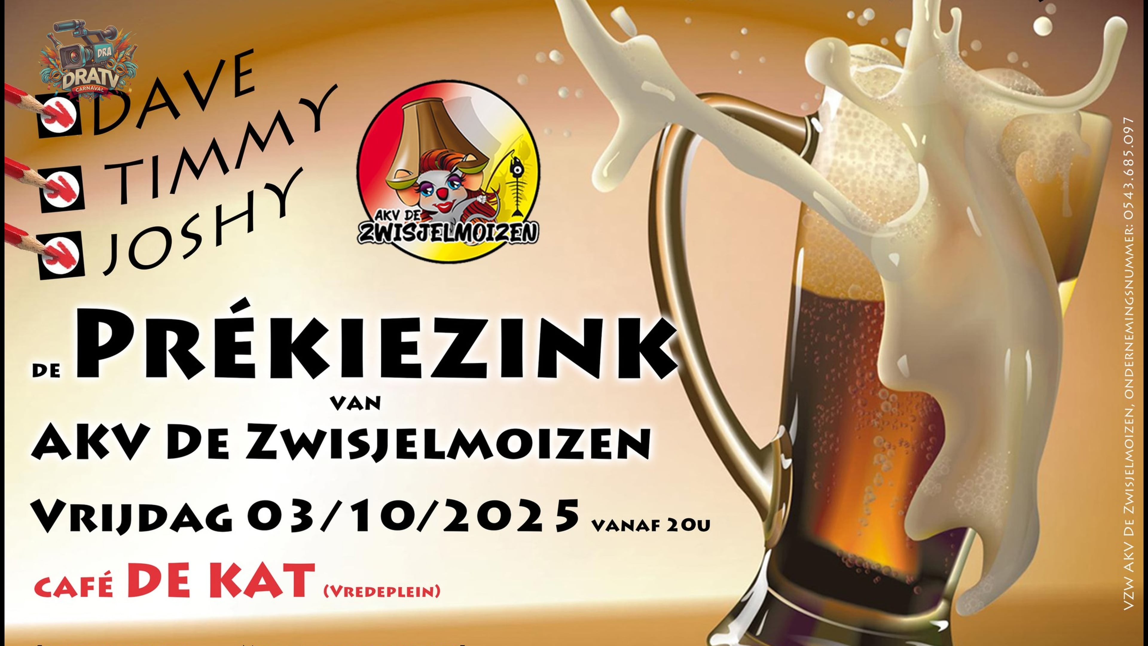 De Prékiezink '26 AKV De Zwisjelmoizen