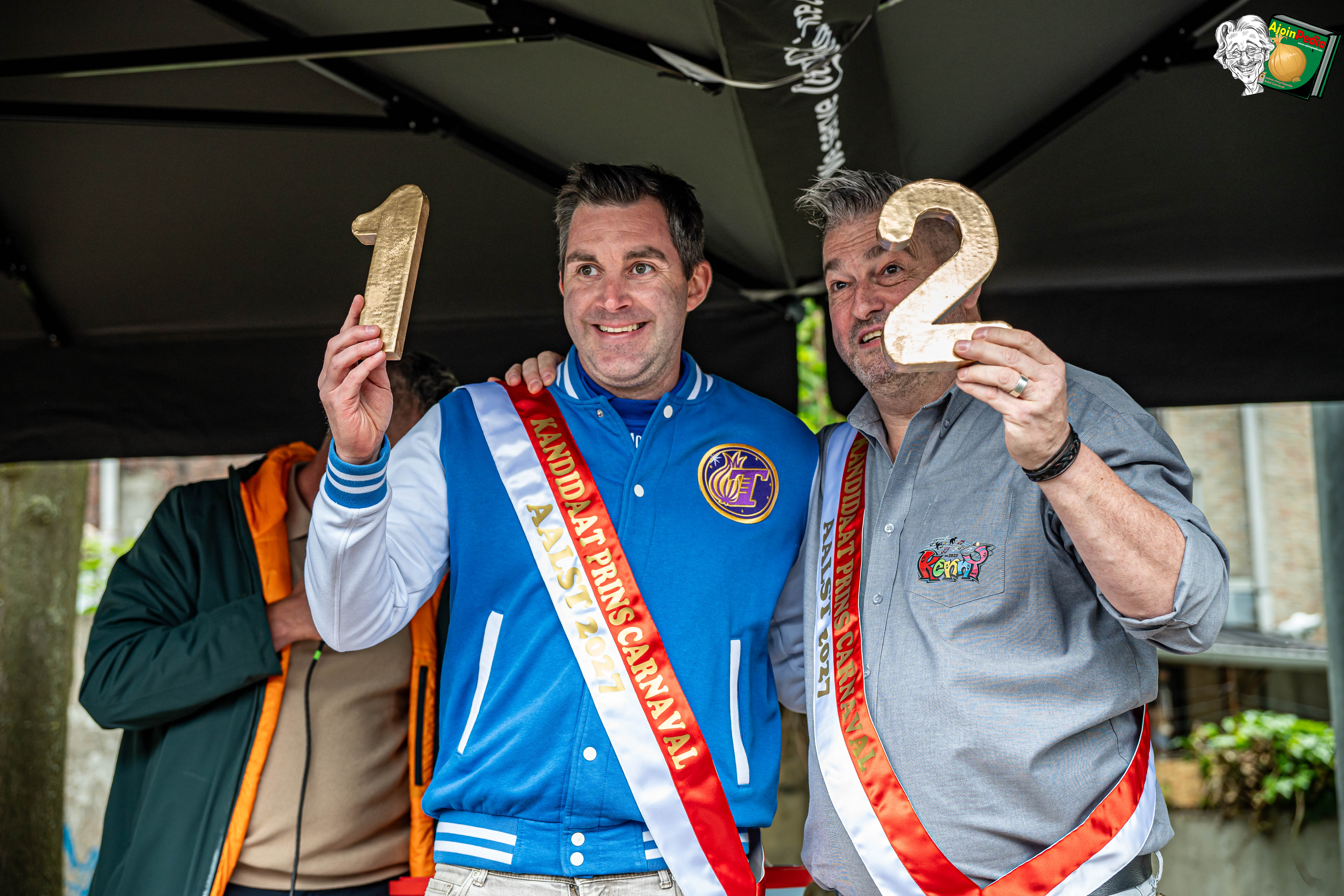 Aalst Carnaval 2027 - Kandidaten-Prins kregen hun lint & weten volgorde optreden op de Prinsverkiezing van 24 oktober!