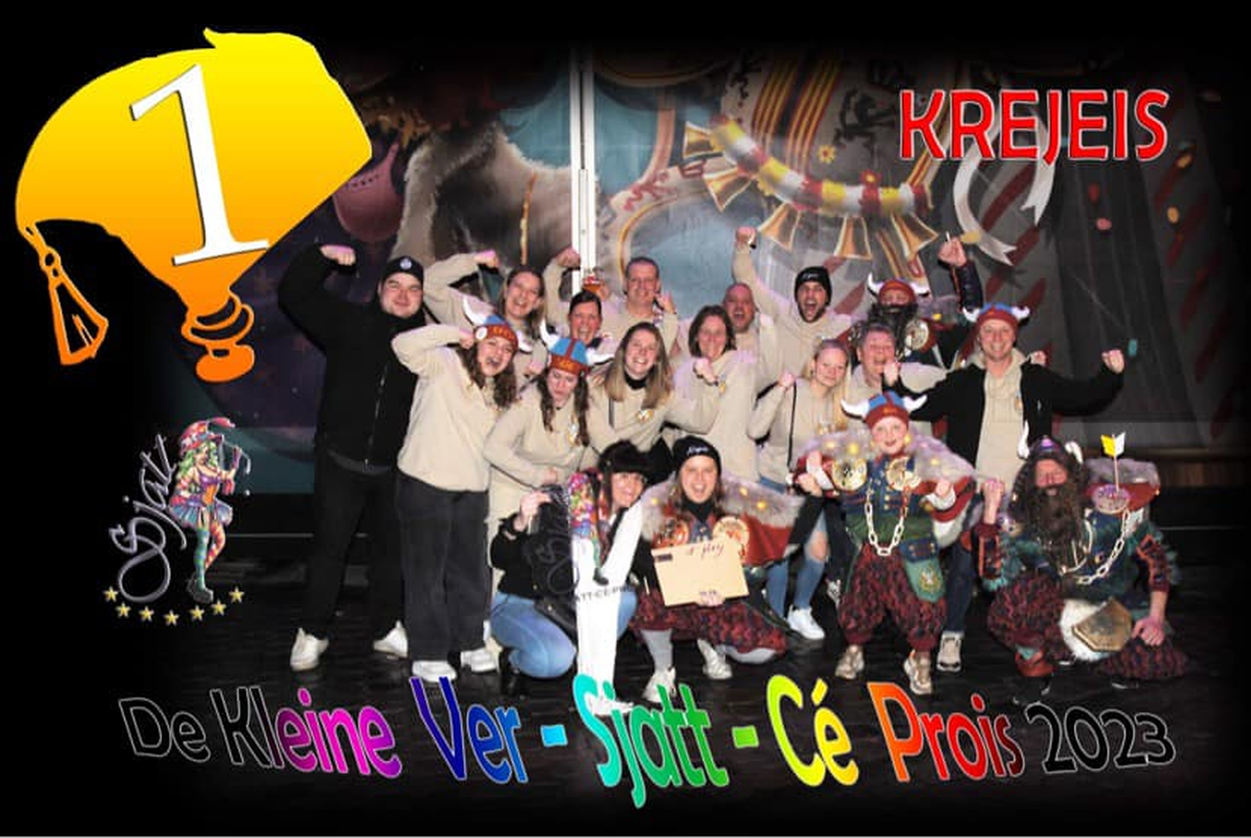 
Aalst Carnaval 2023 - Sjatt-Friends hielden de 4e Prijsuitreiking van de 'Kleine Ver-Sjatt-Cé Prois'!
