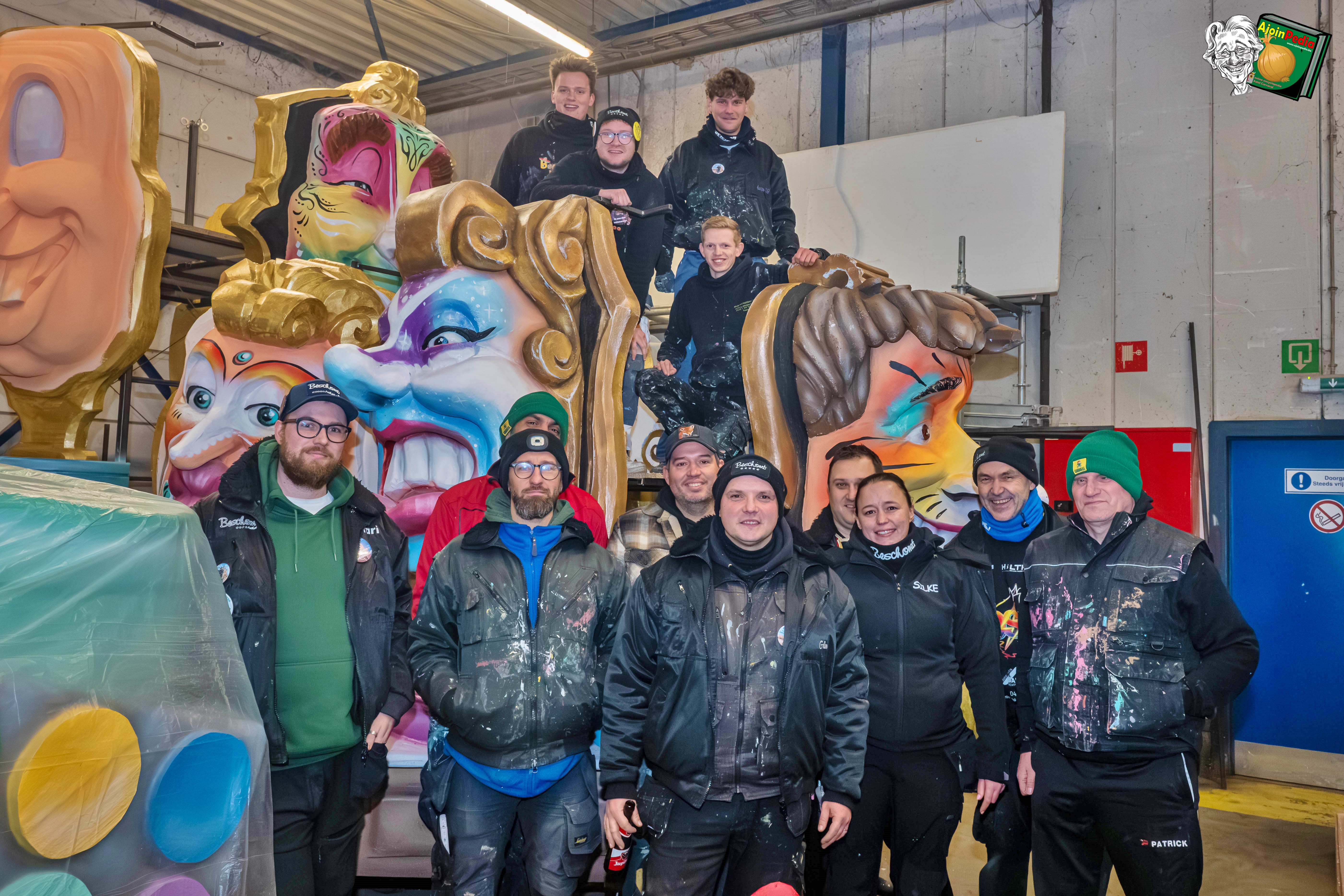 Aalst Carnaval 2026 - Stoetthema AKV Beschomt: 'Kom schminkt eir snoiten!'