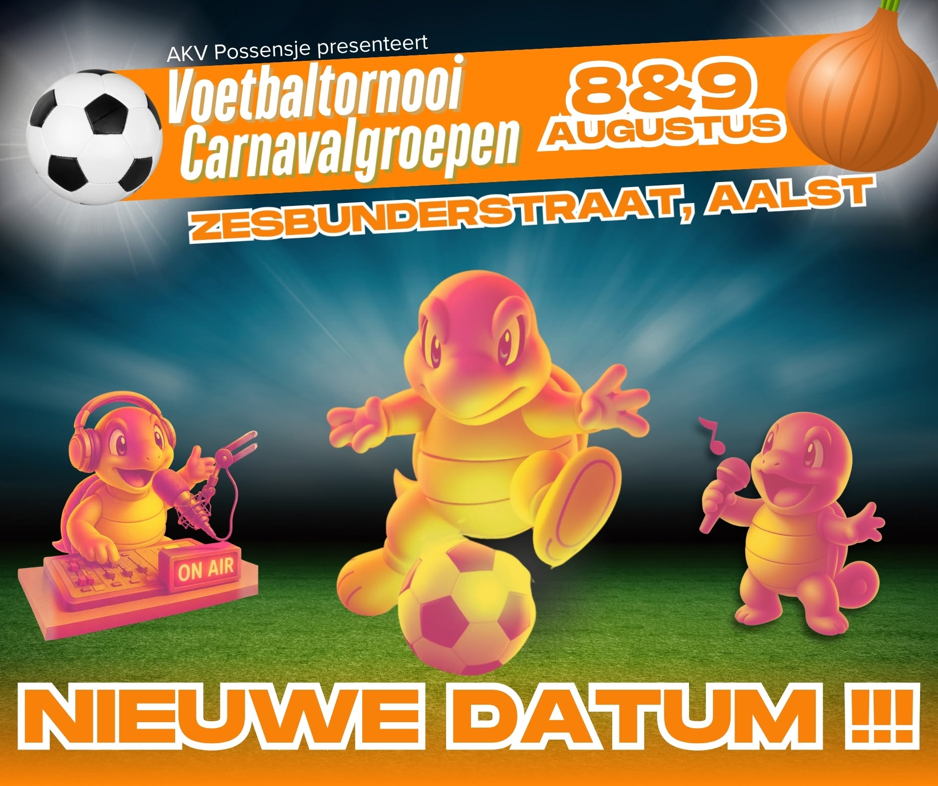 Aalst Carnaval - Voetbaltornooi AKV Possensje met een waaier aan amusementswaarde voor iederéén!