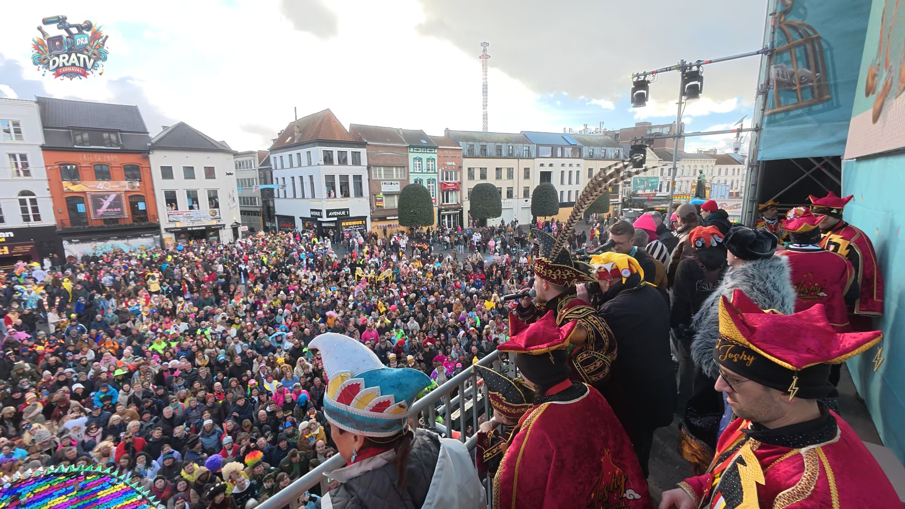 beleef de ajuinenwerp vanop de eerste rij samen met prins Joshy