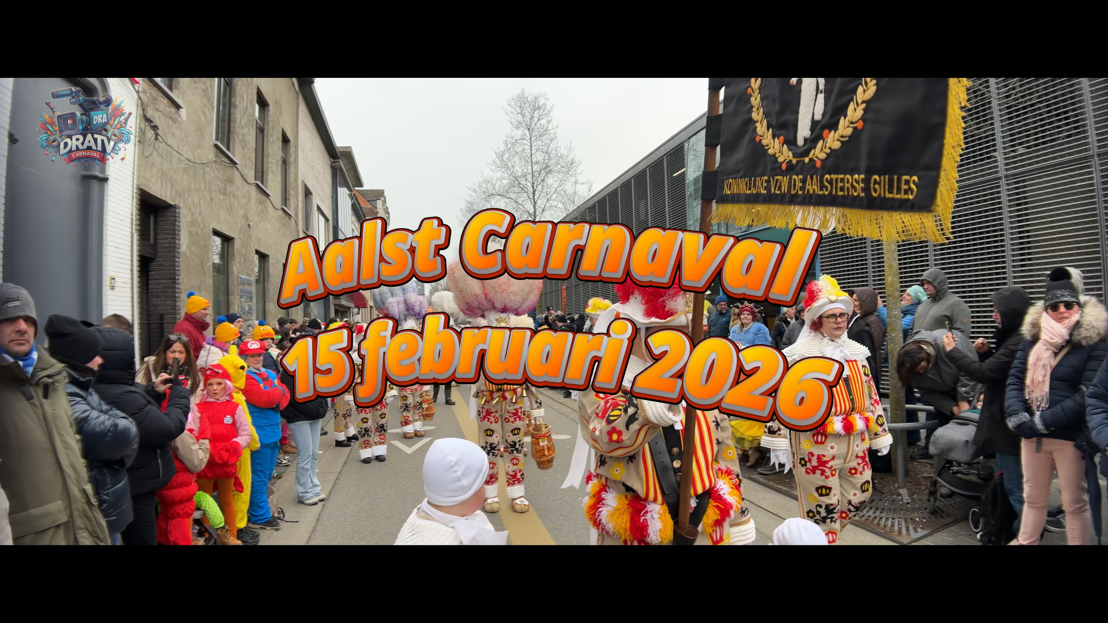 stoet Aalst Carnaval 2026 door de lens van DRA vanop de grote markt