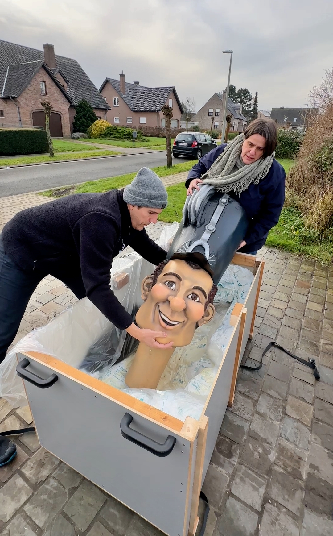 Aalst Carnaval 2025 - Majoor Cans behoort voortaan bij de Reuzen in de stoet!
